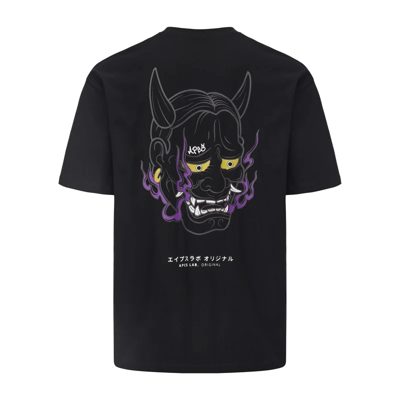 Apes Lab. Original Hannya Boxy Tshirt - Black