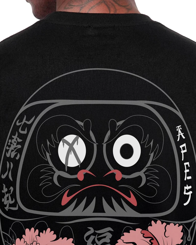 Apes Lab. Original Daruma Boxy Tshirt - Black