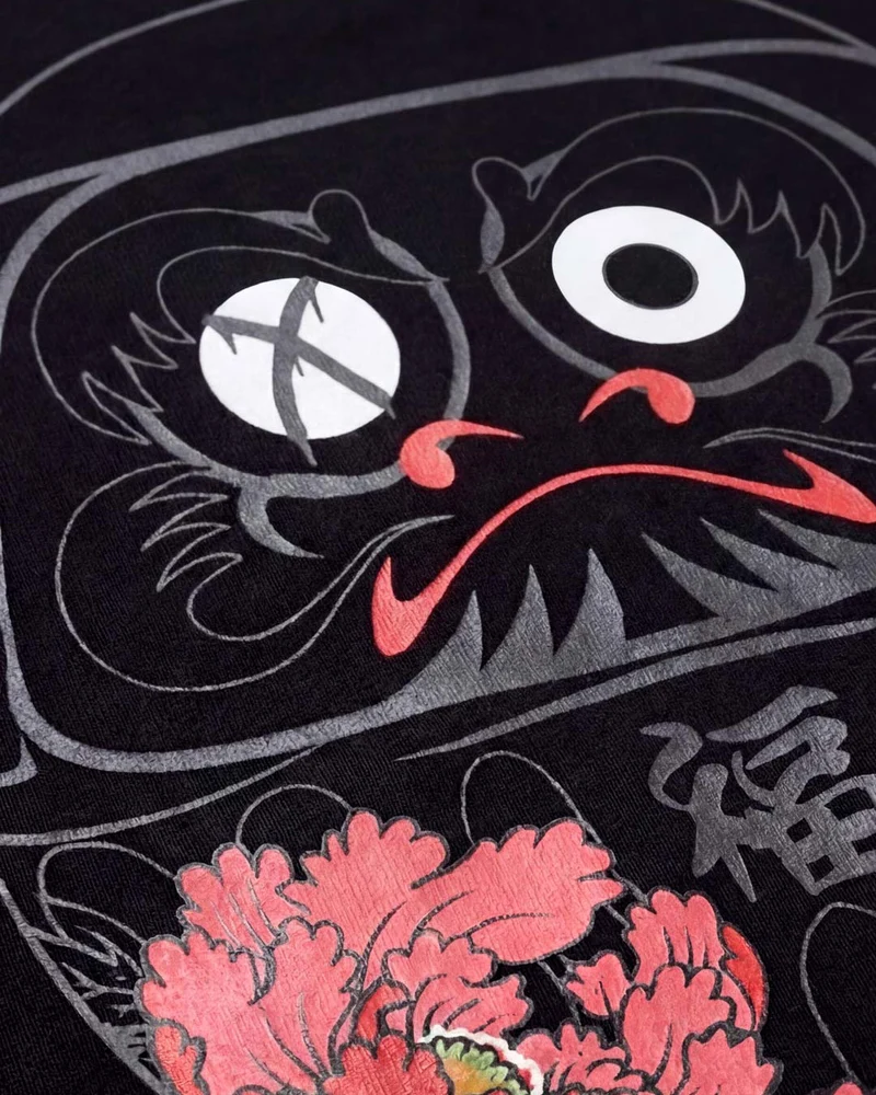 Apes Lab. Original Daruma Boxy Tshirt - Black
