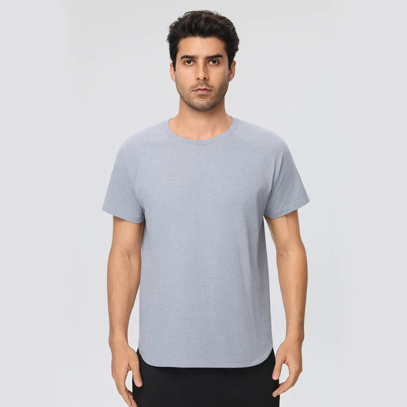 SPARK Men's Linen-Cotton Feel Quick-Dry T-Shirt YEL61204