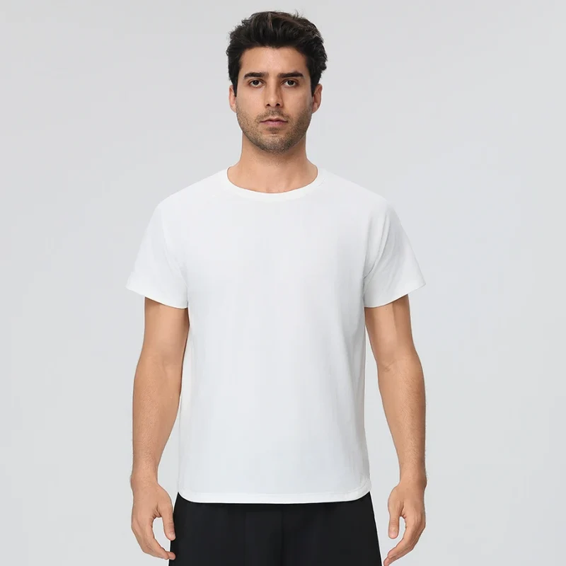 SPARK Men's Linen-Cotton Feel Quick-Dry T-Shirt YEL61204