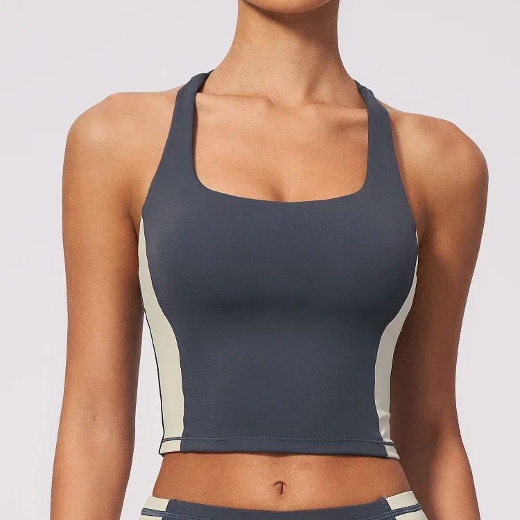 SPARK Color Block Yoga Quick Dry Tank Top ZC2567