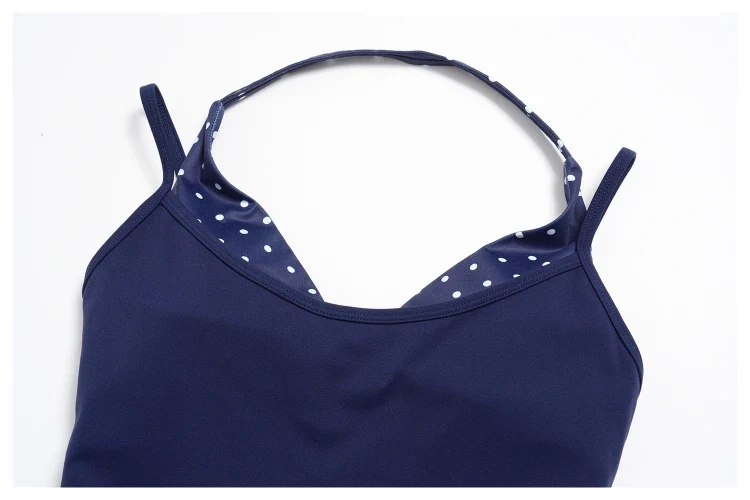 SPARK New Color-blocked Polka Dot Yoga Tank Top ZC4549