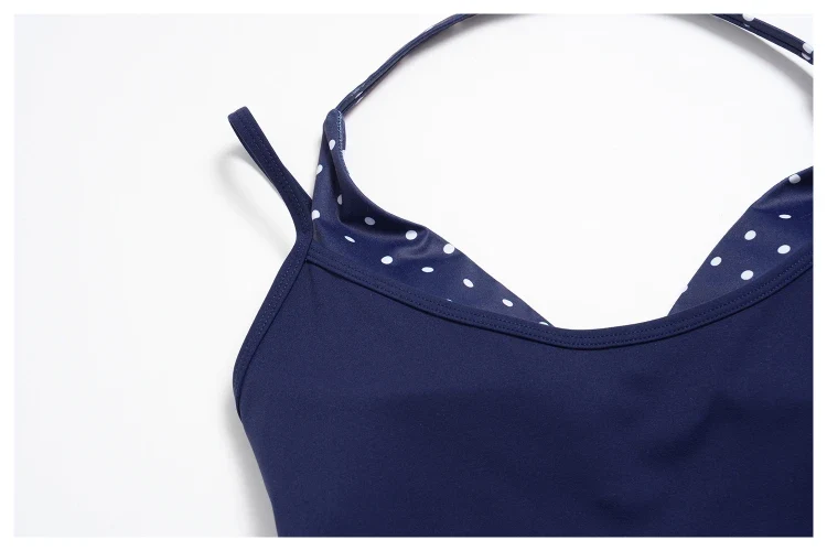 SPARK New Color-blocked Polka Dot Yoga Tank Top ZC4549