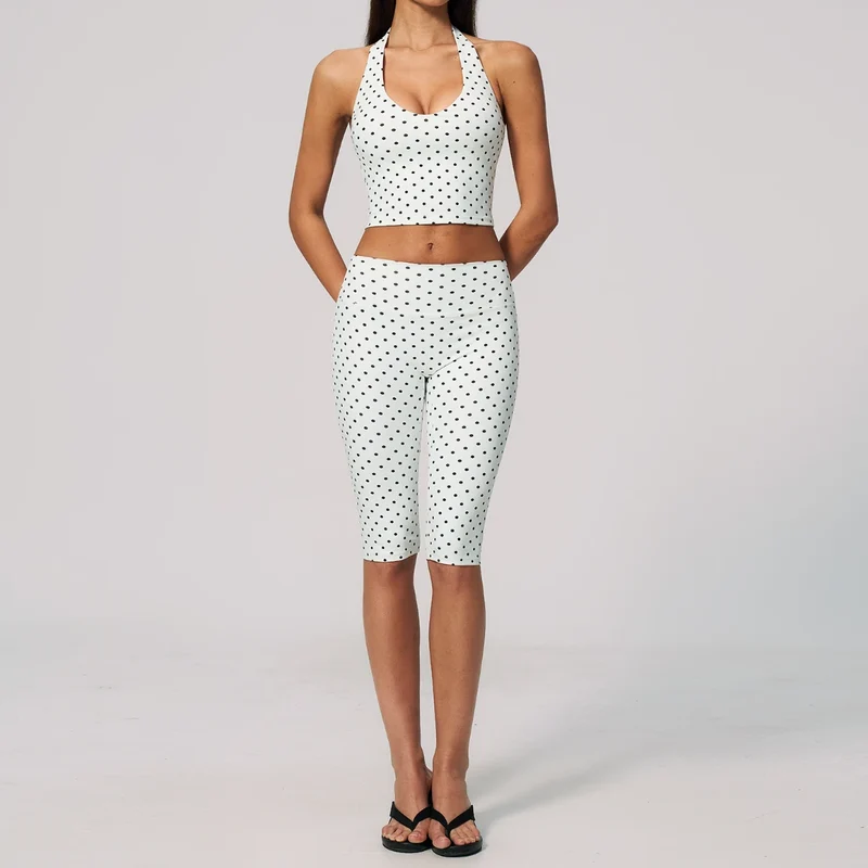SPARK New Polka Dot Yoga Set For Women ZC4551-1