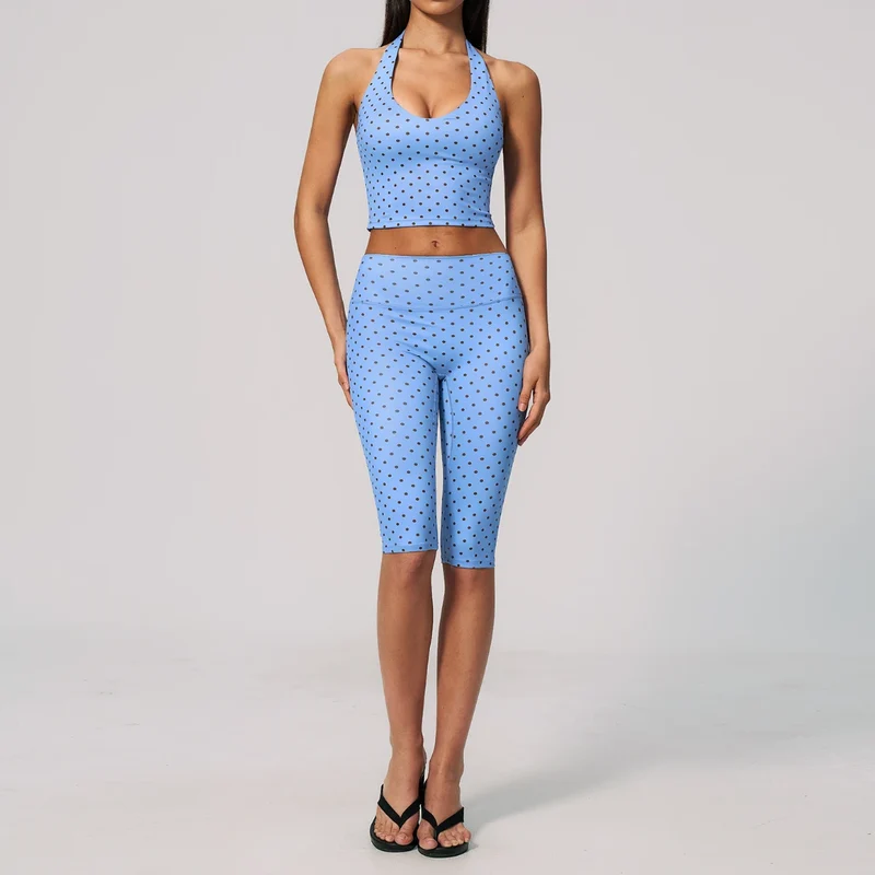 SPARK New Polka Dot Yoga Set For Women ZC4551-1