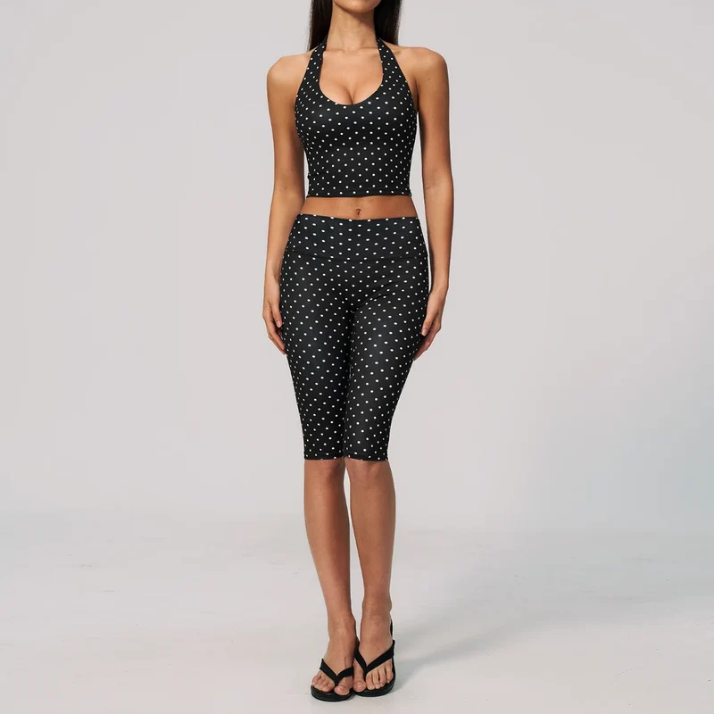 SPARK New Polka Dot Yoga Set For Women ZC4551-1