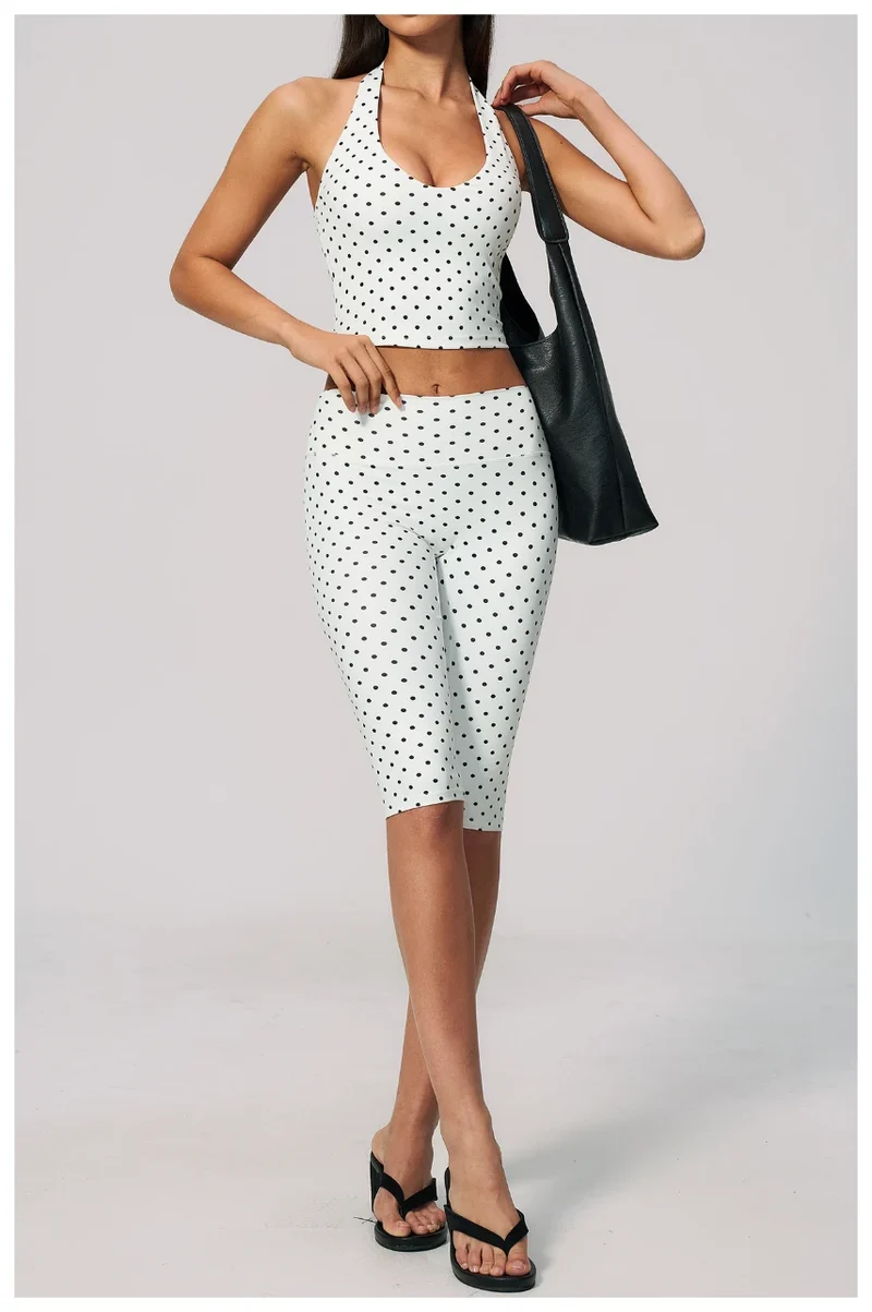 SPARK New Polka Dot Yoga Set For Women ZC4551-1