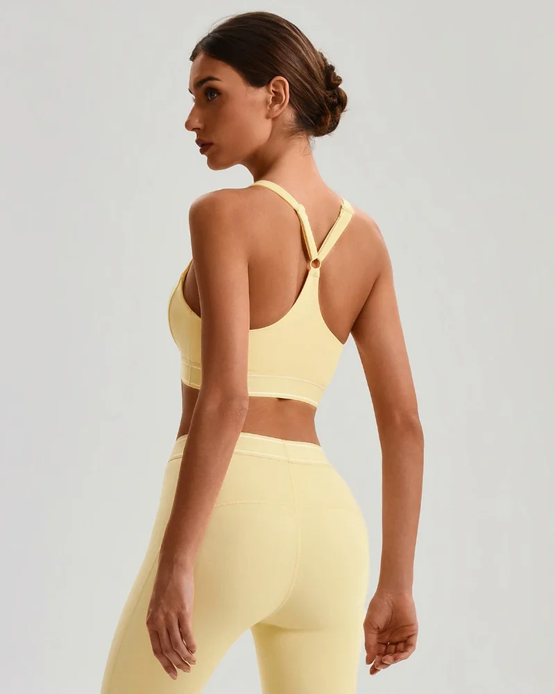 SPARK Women's High Impact Adjustable Back Closure Yoga Bra LQ2231
