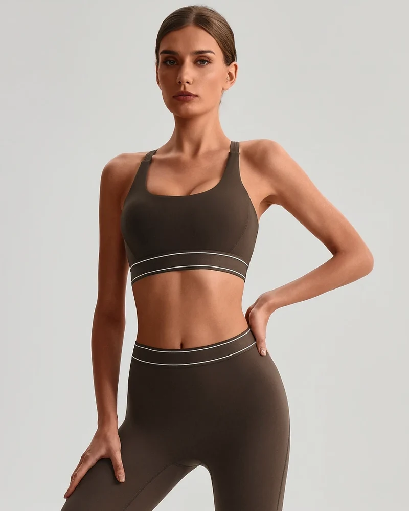 SPARK Women's High Impact Adjustable Back Closure Yoga Bra LQ2231