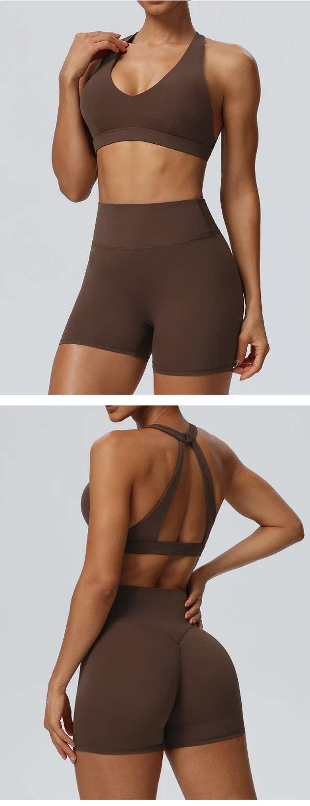 SPARK Women's Breathable Halter Neck Quick Dry Yoga Bra YEL62724