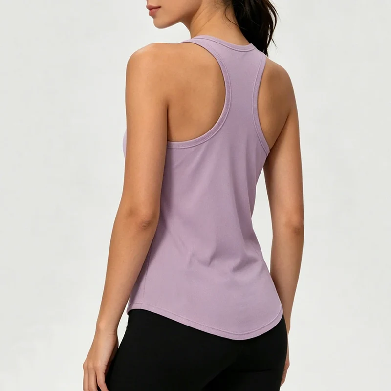 SPARK Women's Summer Cool Fabric High Elastic Yoga Tank Top YEL12131