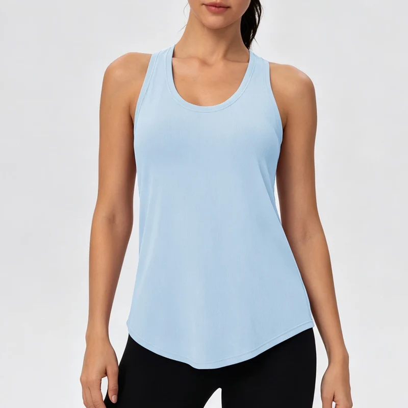 SPARK Women's Summer Cool Fabric High Elastic Yoga Tank Top YEL12131