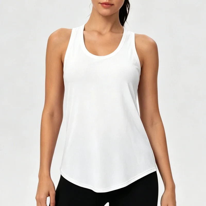 SPARK Women's Summer Cool Fabric High Elastic Yoga Tank Top YEL12131