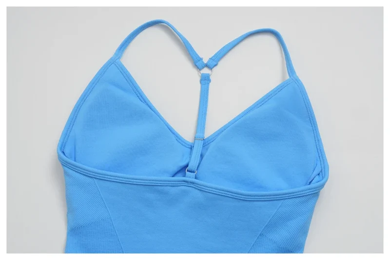 SPARK Seamless Halter Neck Y-Back Yoga Fitness Tank Top ZC3597