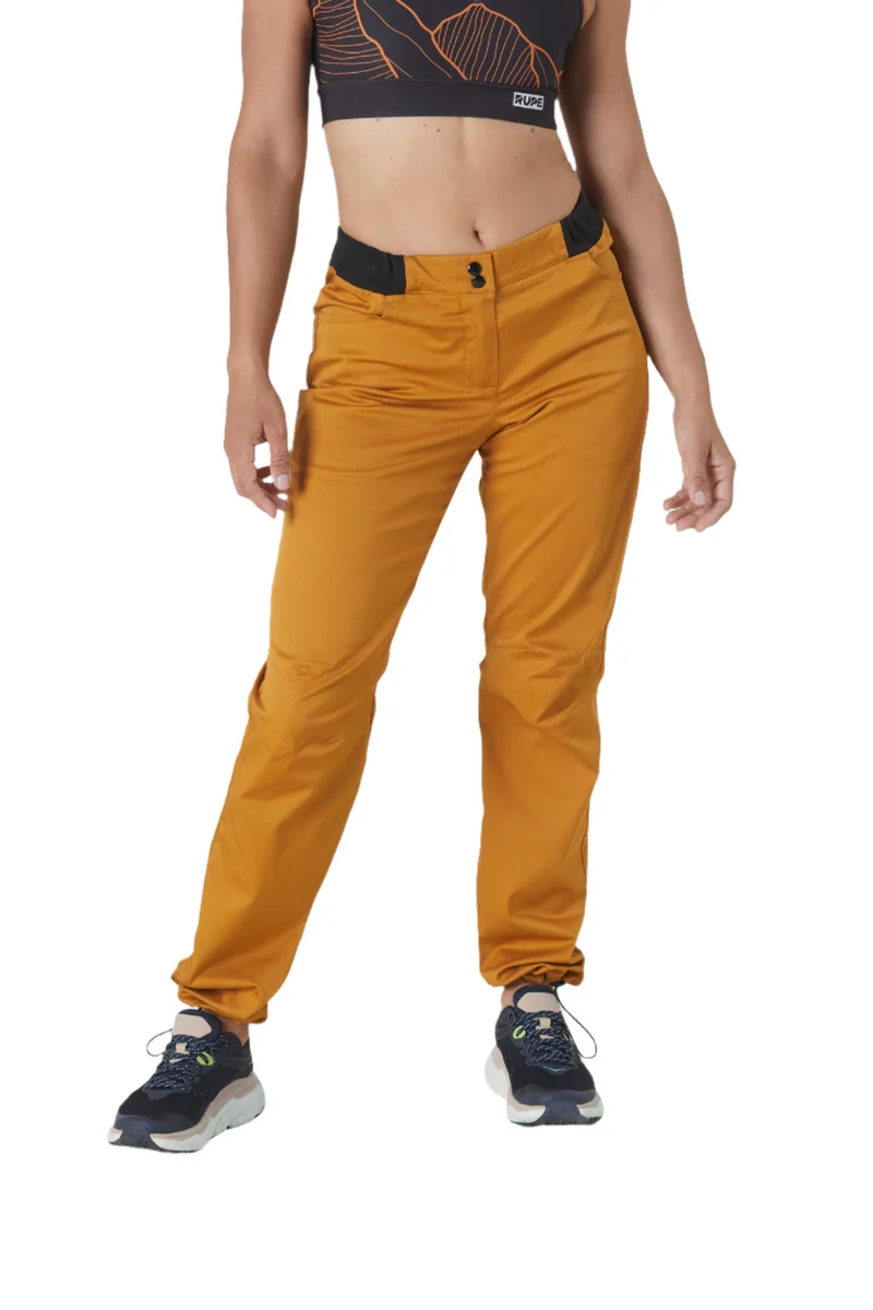 Pantalon d'escalade femme ANDE Ocre fait main