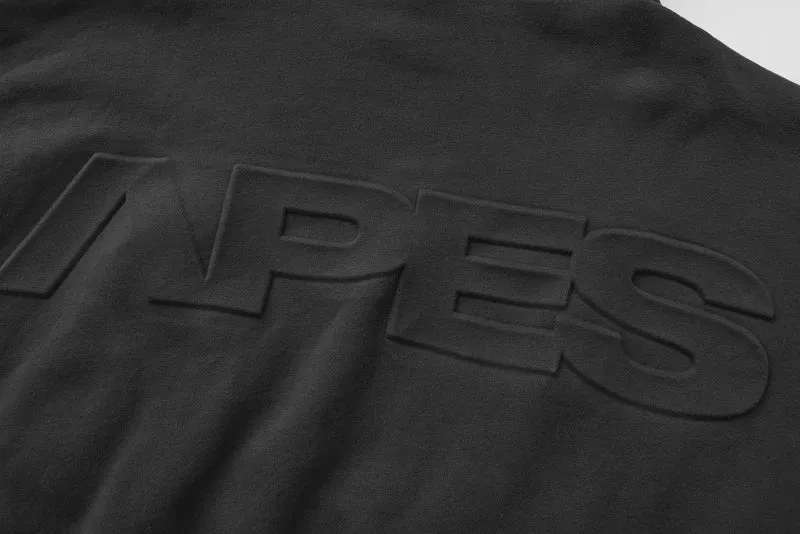 Apes Essentials UNIT Crop Oversize Hoodie - Dark Gray
