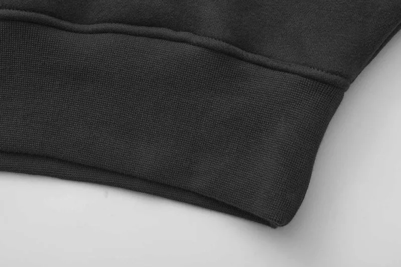 Apes Essentials UNIT Crop Oversize Hoodie - Dark Gray