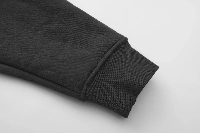 Apes Essentials UNIT Crop Oversize Hoodie - Dark Gray