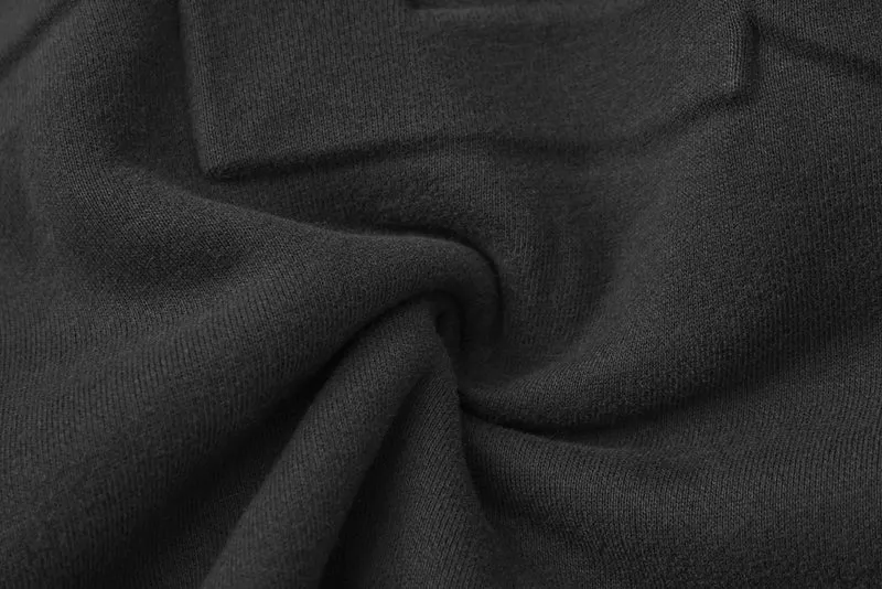 Apes Essentials UNIT Crop Oversize Hoodie - Dark Gray