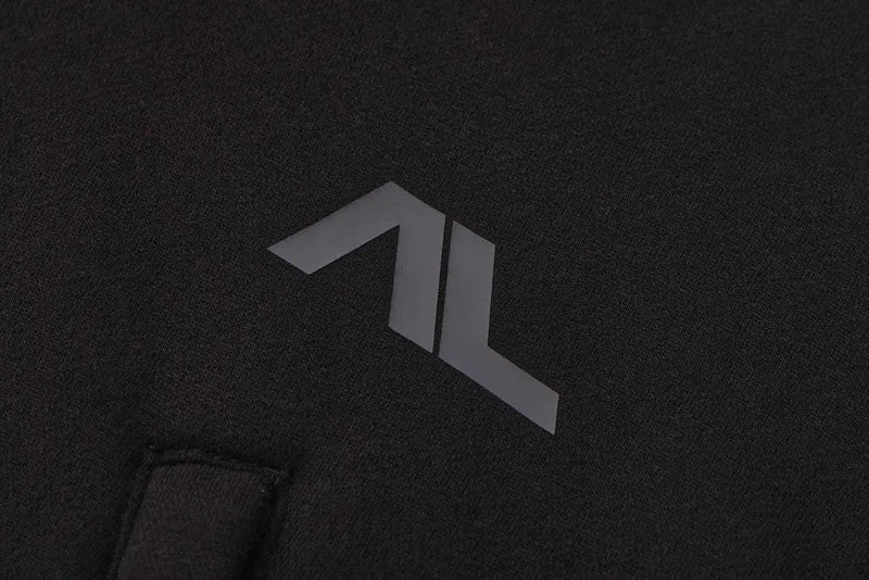 Apes Essentials UNIT Crop Oversize Hoodie - Black