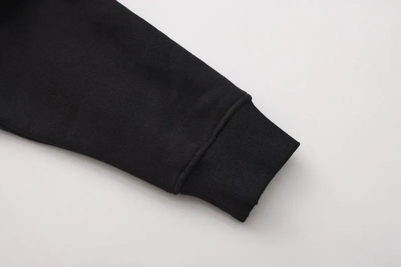 Apes Essentials UNIT Crop Oversize Hoodie - Black