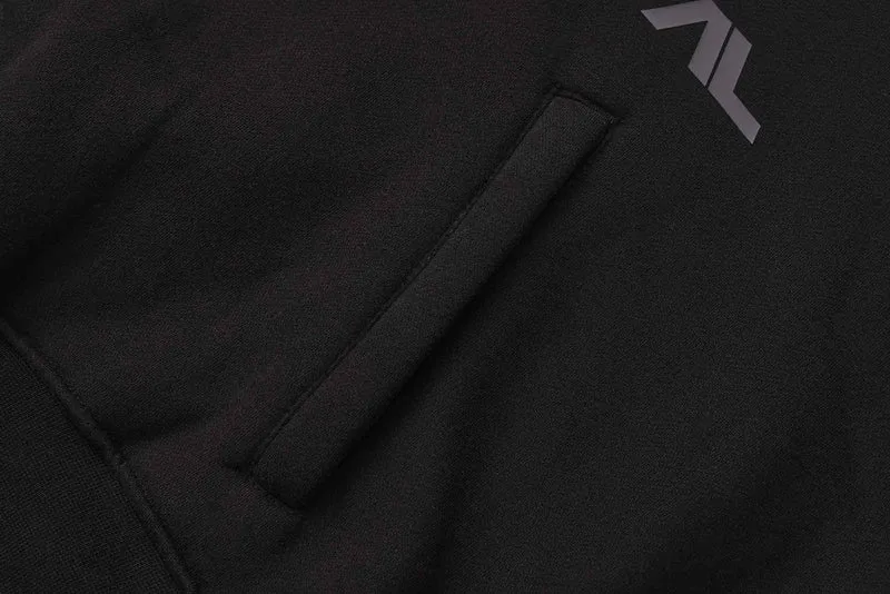 Apes Essentials UNIT Crop Oversize Hoodie - Black
