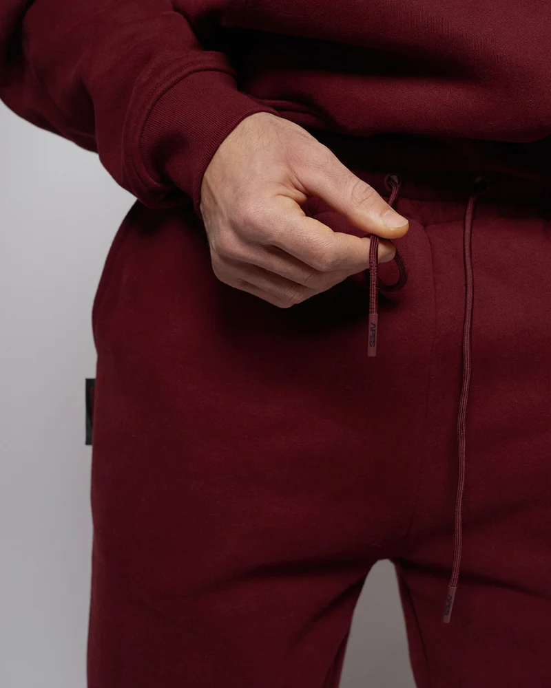 Apes Essentials UNIT Tapered Pants - Red Velvet