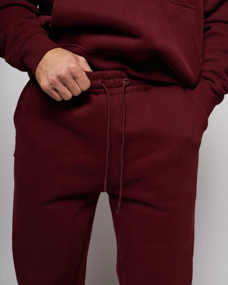 Apes Essentials UNIT Tapered Pants - Red Velvet
