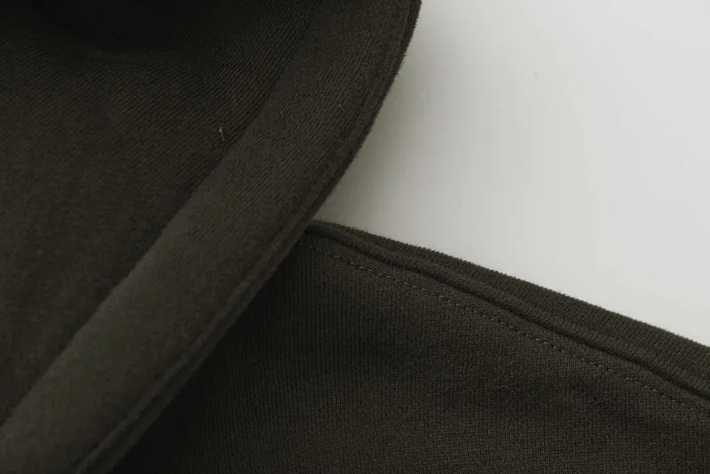 Apes Essentials UNIT Boxy Double Zip Hoodie - Dark Gray