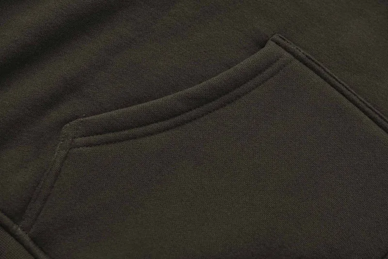 Apes Essentials UNIT Boxy Double Zip Hoodie - Dark Gray
