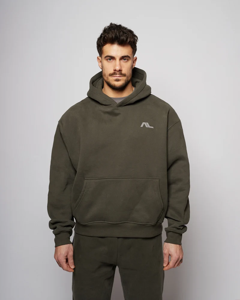 Apes Essentials UNIT Boxy Hoodie - Dark Gray