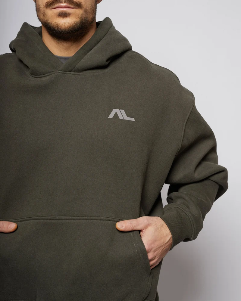 Apes Essentials UNIT Boxy Hoodie - Dark Gray