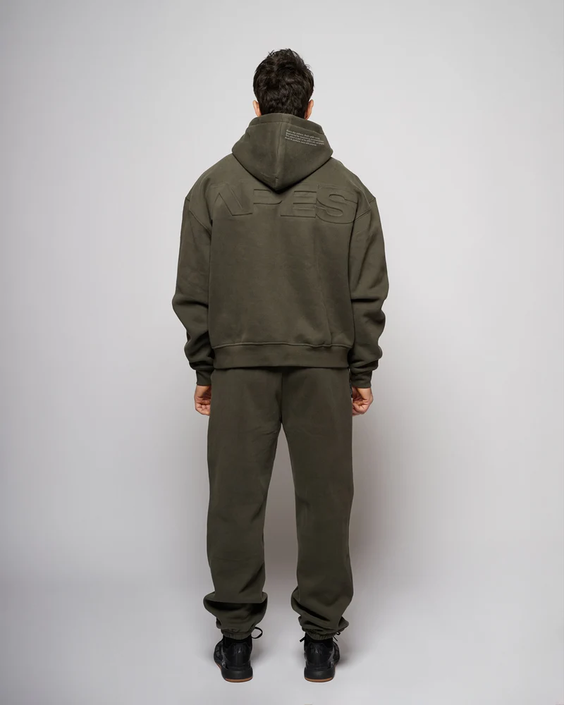 Apes Essentials UNIT Boxy Hoodie - Dark Gray