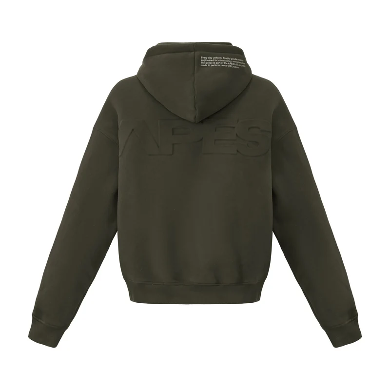 Apes Essentials UNIT Boxy Hoodie - Dark Gray