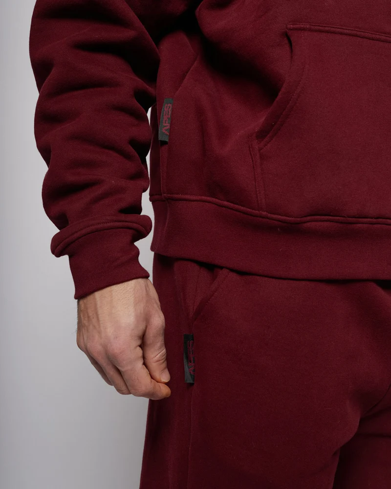 Apes Essentials UNIT Boxy Hoodie - Red Velvet