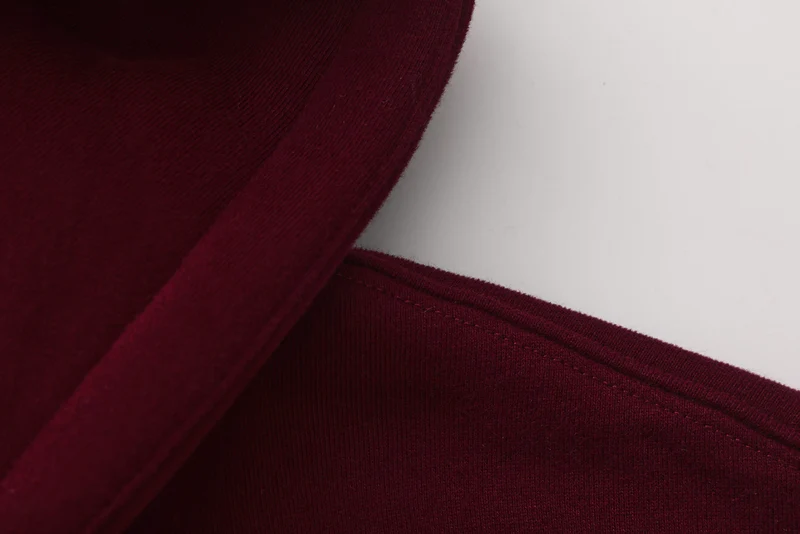 Apes Essentials UNIT Boxy Double Zip Hoodie - Red Velvet