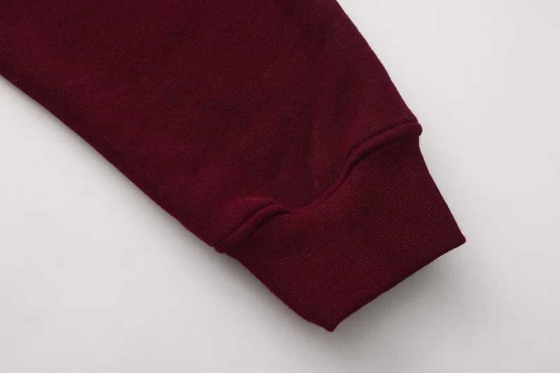 Apes Essentials UNIT Boxy Double Zip Hoodie - Red Velvet