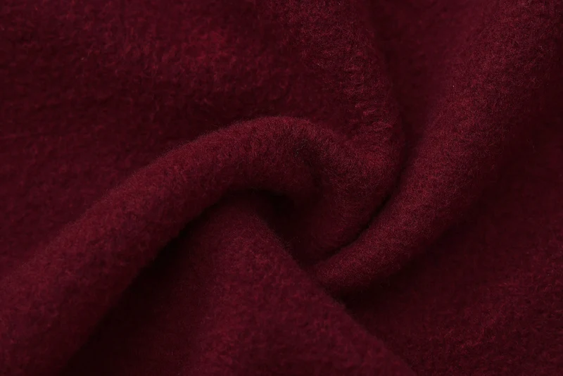 Apes Essentials UNIT Boxy Double Zip Hoodie - Red Velvet