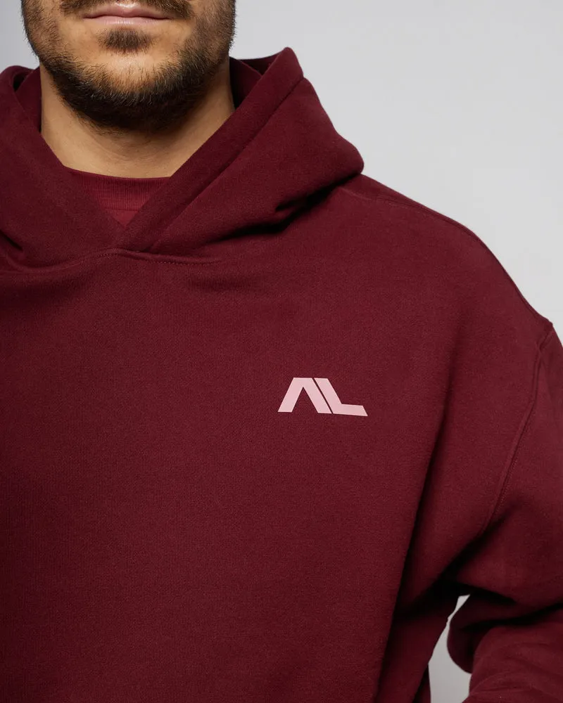 Apes Essentials UNIT Boxy Hoodie - Red Velvet