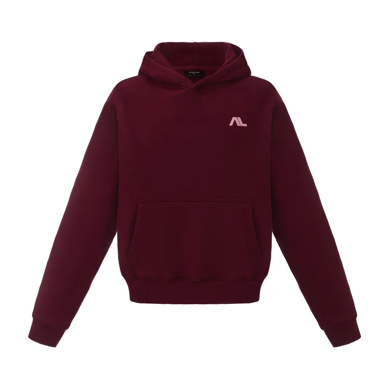 Apes Essentials UNIT Boxy Hoodie - Red Velvet