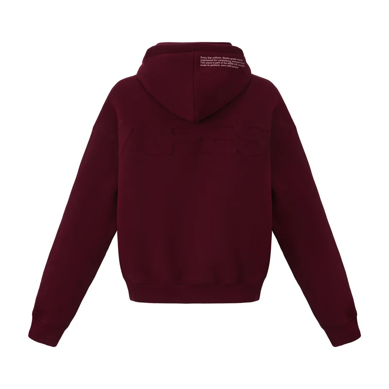 Apes Essentials UNIT Boxy Hoodie - Red Velvet