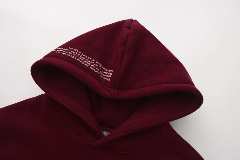 Apes Essentials UNIT Boxy Hoodie - Red Velvet