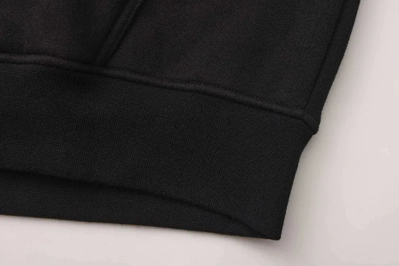 Apes Essentials UNIT Boxy Double Zip Hoodie - Black