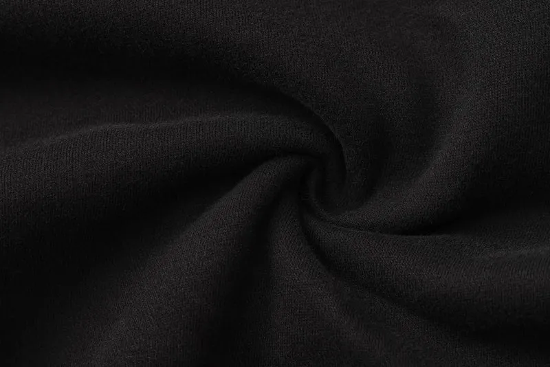 Apes Essentials UNIT Boxy Double Zip Hoodie - Black