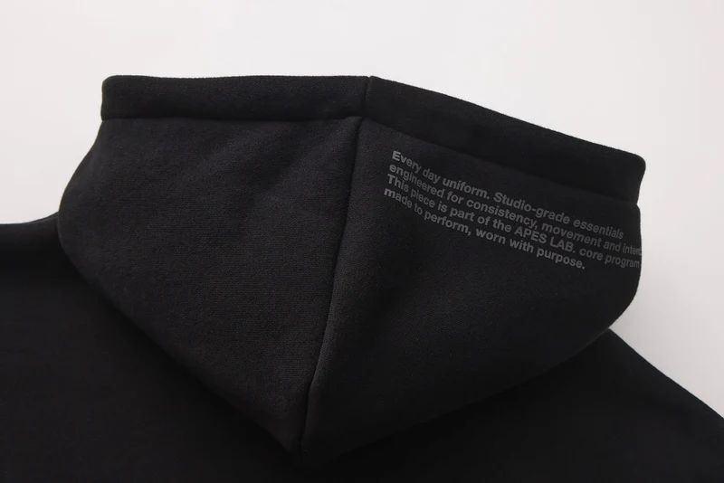 Apes Essentials UNIT Boxy Hoodie - Black