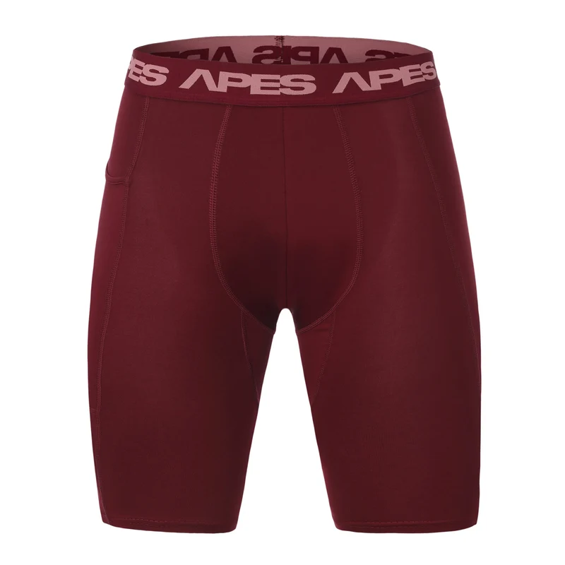 Apes Essentials Skin Compression Shorts - Red Velvet