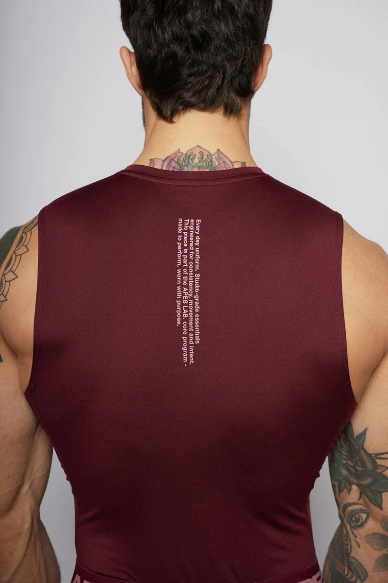 Apes Essentials Skin Compression TANK - Red Velvet