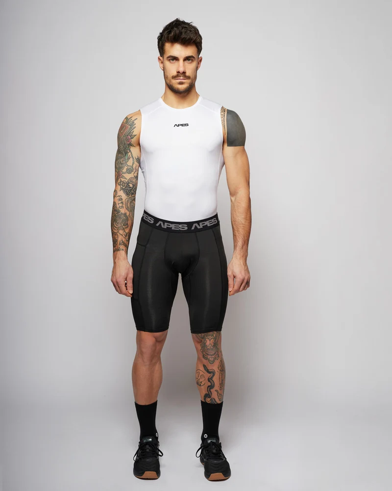 Apes Essentials Skin Compression TANK - White