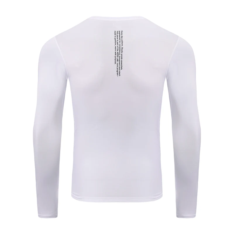 Apes Essentials Skin Compression Long Sleeves Tshirt - White